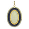 Pendentif Pendentif Médaille Marie nacre onyx et perles de rocaille 58 Facettes 23191-0428