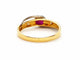 Bague 59 Bague Or jaune Rubis 58 Facettes 06324CD