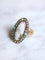 Bague Bague ancienne en or et argent, miniature sur porcelaine 58 Facettes