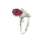 Bague 59 Bague rubis cabochon et diamants 58 Facettes 33076