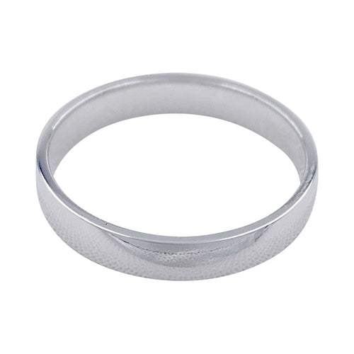 Bague 57 Alliance en platine 58 Facettes 32152D