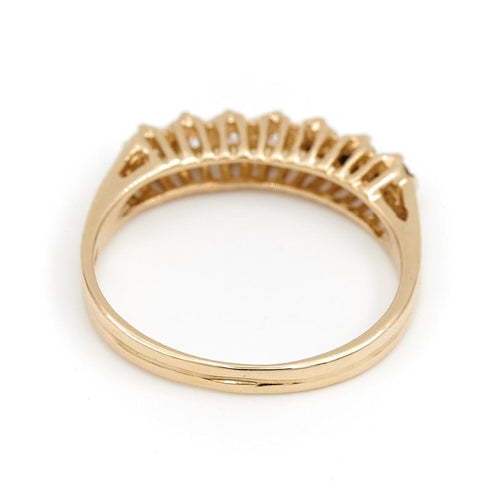 Bague 52 Bague Demi alliance Or jaune Diamant 58 Facettes 1718449CN