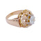 Bague 61 Bague vintage or rose, diamant. 58 Facettes 32211