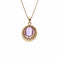 Pendentif Pendentif Or jaune Améthyste ovale 58 Facettes REF2367-89