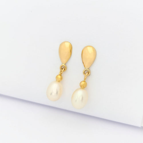 Boucles d'oreilles Boucles d'oreilles Or jaune Perle 58 Facettes 28917