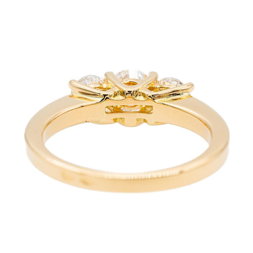 Bague 51 Bague Trilogie Or jaune Diamant 58 Facettes 2734300CN