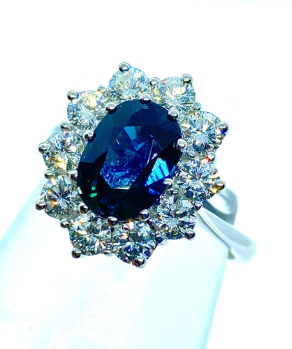 Bague Bague saphir élégante 58 Facettes