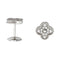 Boucles d'oreilles Boucles d'oreilles Van Cleef et Arpels "Sweet Alhambra", or blanc et diamants. 58 Facettes 31023