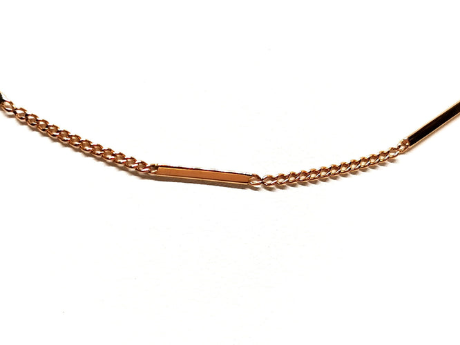 Collier Collier Maille gourmette Or rose 58 Facettes 1637067CN