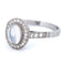 Bague 55.5 Bague entourage diamants pierre de lune platine 58 Facettes F34CC5ECF12042E8A56E179EA430E6B2