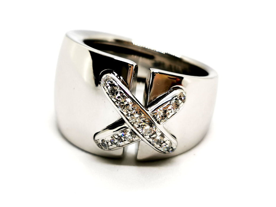 Chaumet Diamond White Gold Link Ring