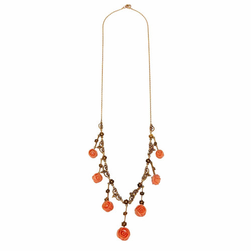 Collier Collier Roses de corail 58 Facettes