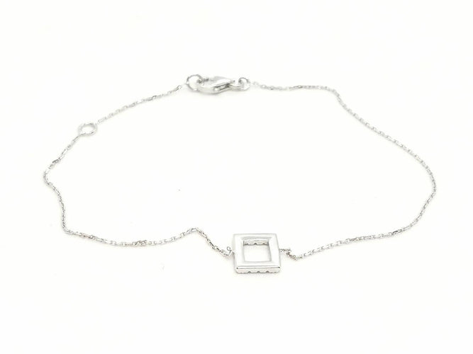 Bracelet Bracelet Graphique Or blanc Diamant 58 Facettes 579171RV