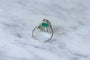 Bague Bague Art Déco émeraude, diamants 58 Facettes