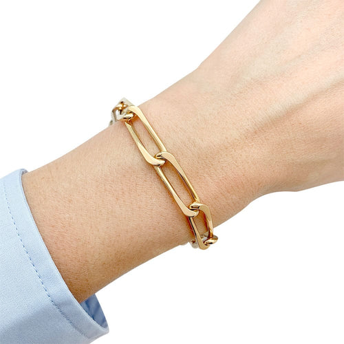 Bracelet Bracelet Cartier, maille cheval, or rose. 58 Facettes 32010