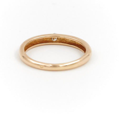 Bague 58.5 Bague Alliance Or jaune Diamant 58 Facettes 1806848CN