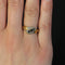 Bague 55 Bague d'occasion or jaune saphirs diamants 58 Facettes 14-066