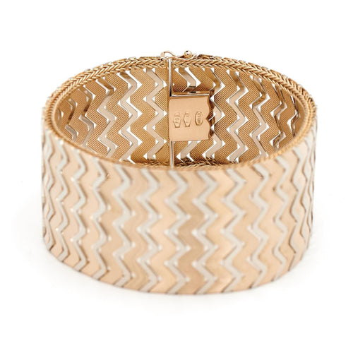 Bracelet Bracelet Tank Or jaune 58 Facettes 1833675CN