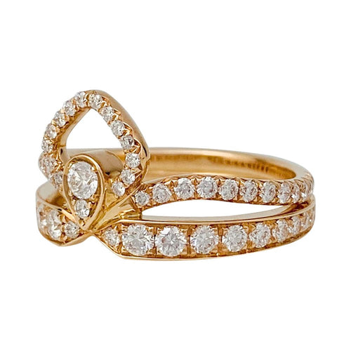 Bague 53 Bague Chaumet "Joséphine - Eclat Floral" en or rose, diamants. 58 Facettes 31805