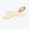 Pendentif Croix plate or jaune 58 Facettes 16-177
