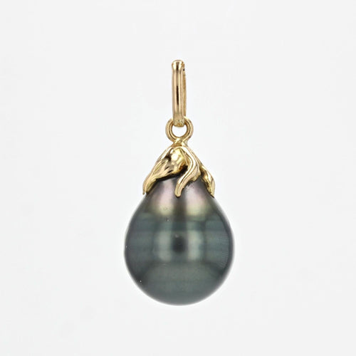 Pendentif Pendentif perle de tahiti et or 58 Facettes 22-424B