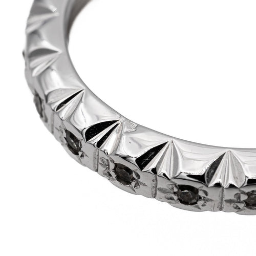 Bague 52 Bague Alliance Or blanc Diamant 58 Facettes 2729273CN