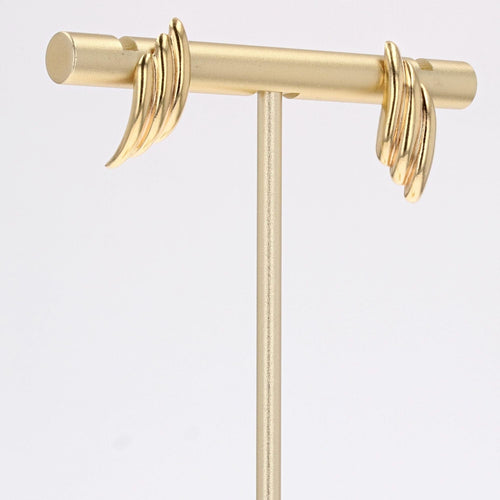 Boucles d'oreilles Puces d'oreilles or jaune d'occasion 58 Facettes CVBO16