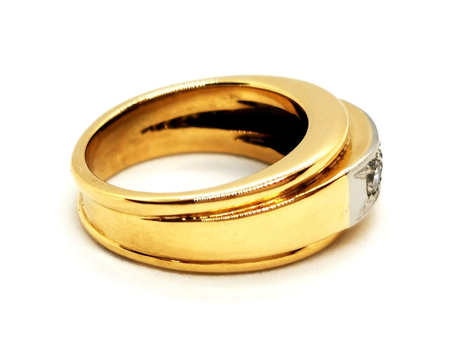 Bague 47 Bague Art déco Or jaune Diamant 58 Facettes 1513886CN