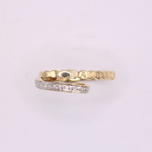 Bague BALMAIN - bague Or jaune, diamants 58 Facettes