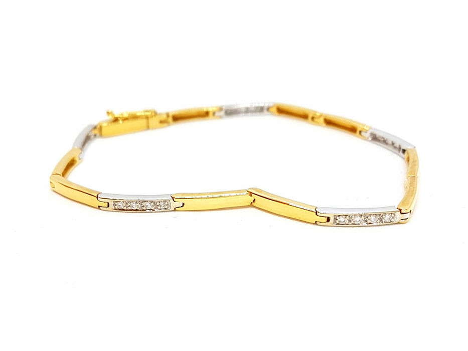 Bracelet Bracelet Or jaune Diamant 58 Facettes 06459CD
