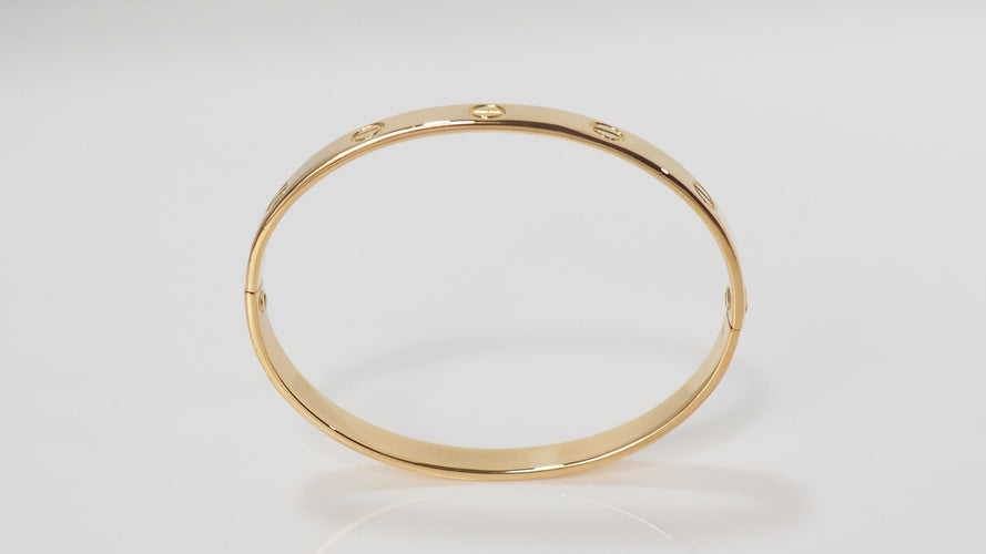 Bracelet 18 Bracelet Cartier Love "vintage" en or jaune 58 Facettes 32199