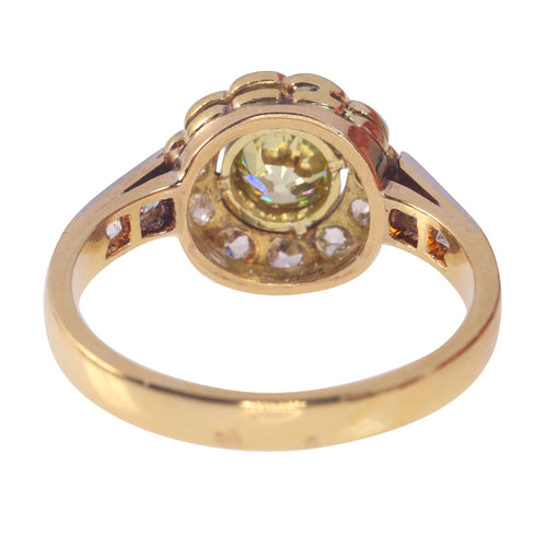 Bague 55 Bague de fiançailles, diamant, or 58 Facettes 23081-0049