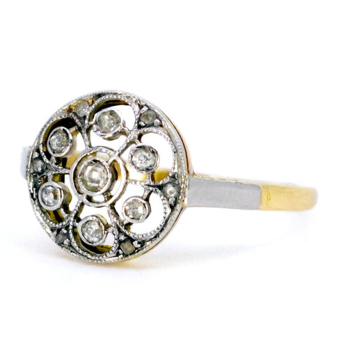 Bague 54 Bague ajourée diamants 58 Facettes BB14C6818C534B3EAE174D2B2788840F