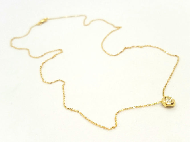 Collier Collier Or jaune Diamant 58 Facettes 579139RV