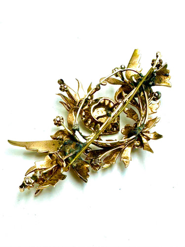 Broche Ensemble broche et bague Empire austro-hongrois 58 Facettes