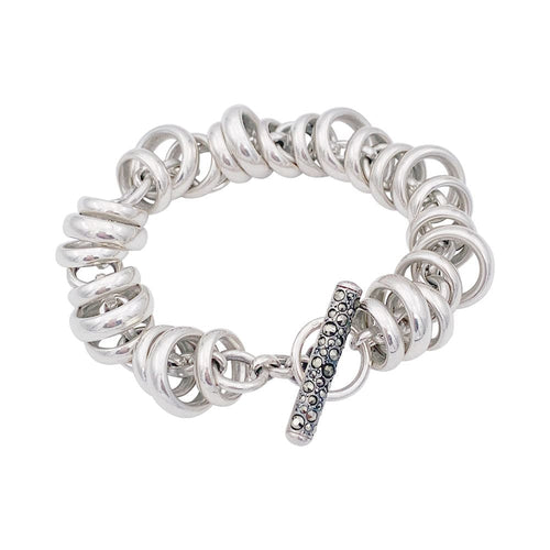 Bracelet Bracelet Pomellato 67, "Rondelles", argent. 58 Facettes 32767