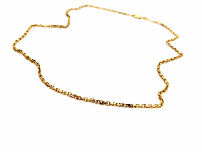 Collier Collier Maille forçat Or jaune 58 Facettes 1349757CN