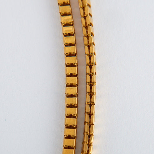 Collier Sautoir ancien en or jaune 58 Facettes