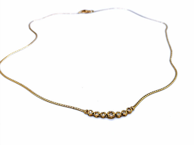 Collier Collier Or jaune Diamant 58 Facettes 990030CN
