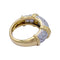 Bague 45 Bague Fred, "Isaure", or jaune, platine, diamants. 58 Facettes 32289