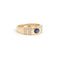 Bague 53 Bague Jonc Or jaune Saphir 58 Facettes 1913084CN