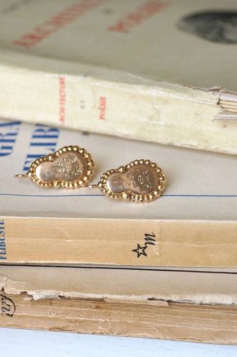 Boucles d'oreilles Grandes boucles d'oreilles en or rose 58 Facettes