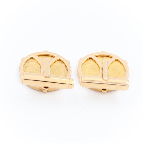 Boutons de manchette Boutons de manchette Pièce Or jaune 58 Facettes 1637030CN