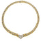 Collier Collier maille gourmette, coeur pavé diamants. 58 Facettes 30973
