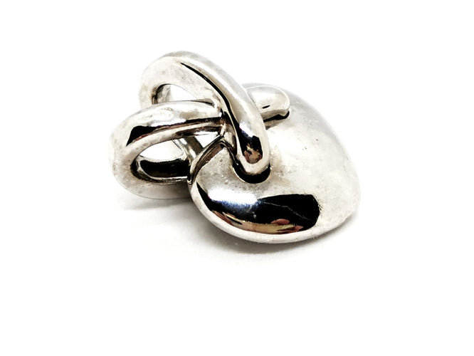 Pendentif Chaumet Pendentif Coeur Jeux de liens Or blanc 58 Facettes 1345922CN