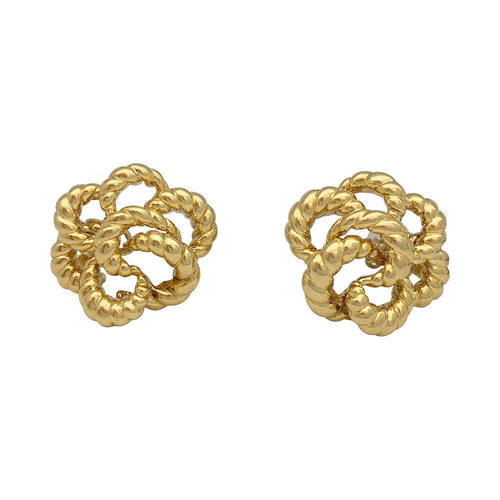 Boucles d'oreilles Boucles d'oreilles vintage O.J.Perrin, or jaune. 58 Facettes 31447