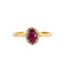 Bague 50 BAGUE "LIV" RUBIS DIAMANTS 58 Facettes BO/230088