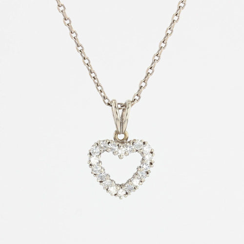 Pendentif Pendentif cœur de diamants 58 Facettes 21-836