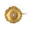 Broche Broche ronde or jaune perle 58 Facettes 18-057