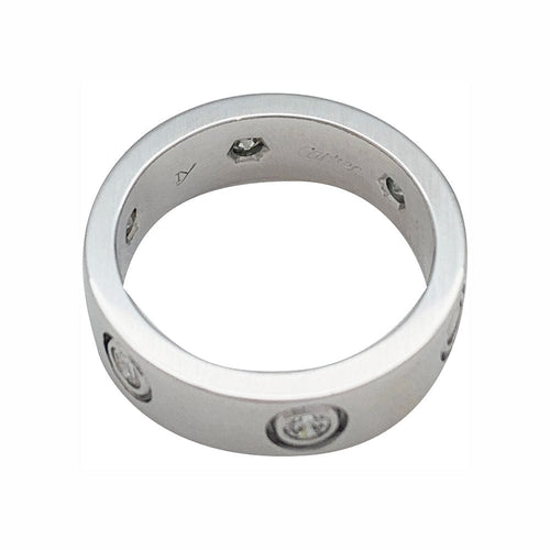 Bague 50 Bague Cartier, "Love", or blanc, diamants. 58 Facettes 31686